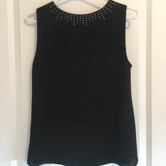 BCBGMaxAzria Black Chiffon blouse - Picture 4 of 5